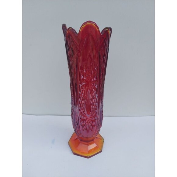 Indiana Glass Heirloom Swung Vase --AS IS-- READ - Picture 2 of 10